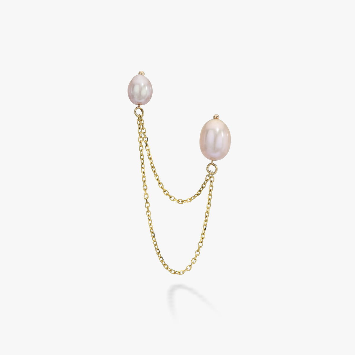 Bella Chained Stud Earring, Blush