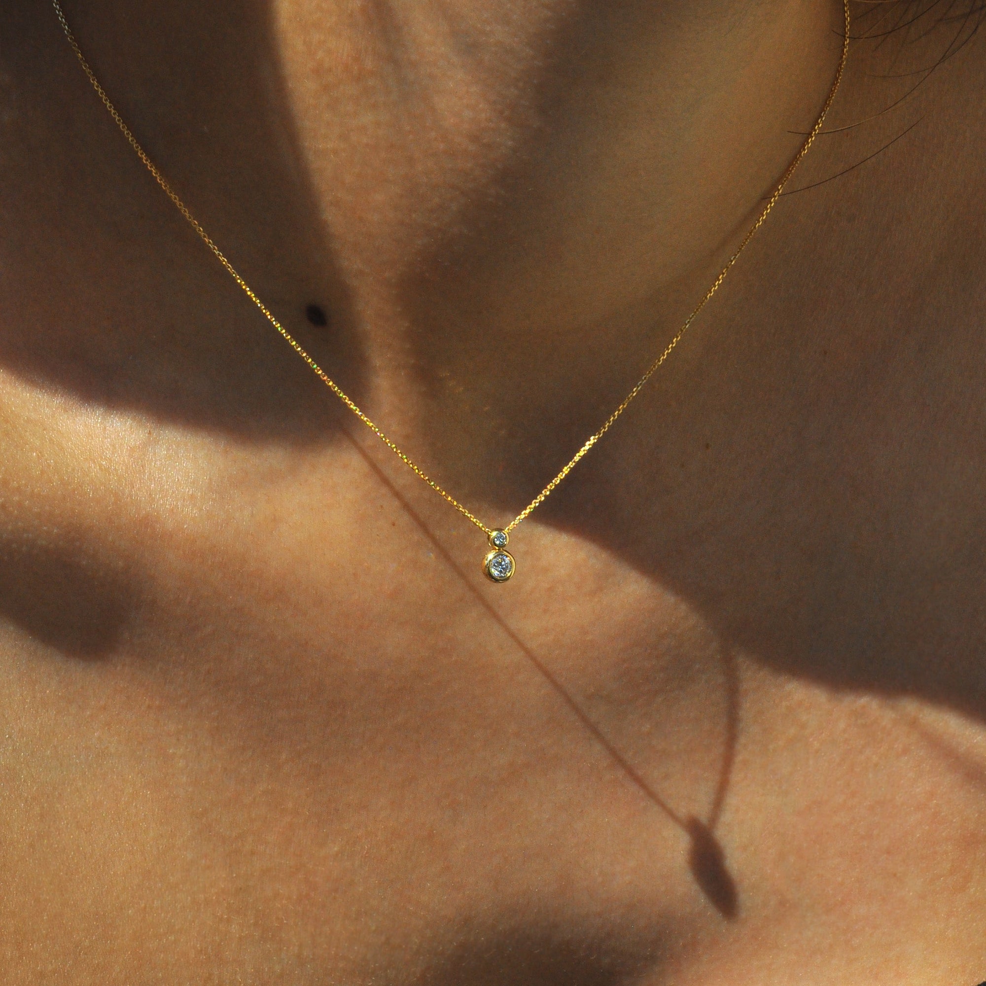Dewdrop Diamond Necklace