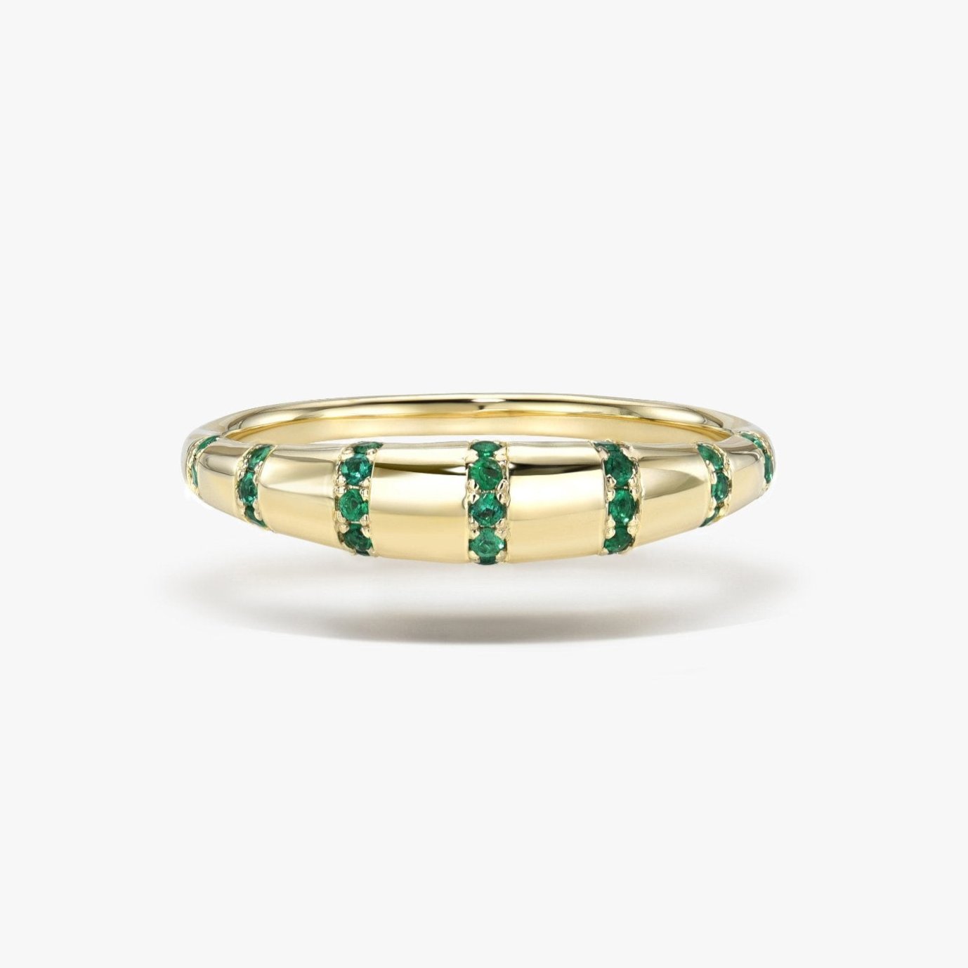 Emerald Stripe Bubble Band